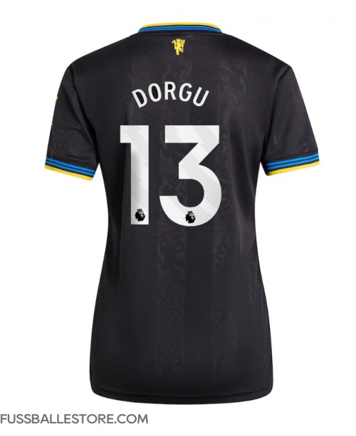 Günstige Manchester United Patrick Dorgu #13 3rd trikot Damen 2025-26 Kurzarm Günstige Manchester United Patrick Dorgu #13 3rd trikot Damen 2025-26 Kurzarm
